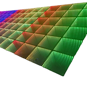 50x50CM Displays magnetic 3d infinity mirror led dance floor