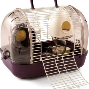 Transparent Hamster Cage Outdoor Travel Carrier Transparent Bird Carrier