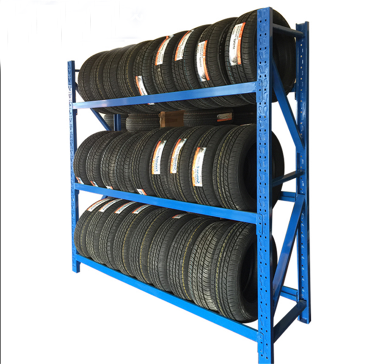 Metal Car Wheel Tire Rack Display Stand