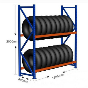 Metal Car Wheel Tire Rack Display Stand