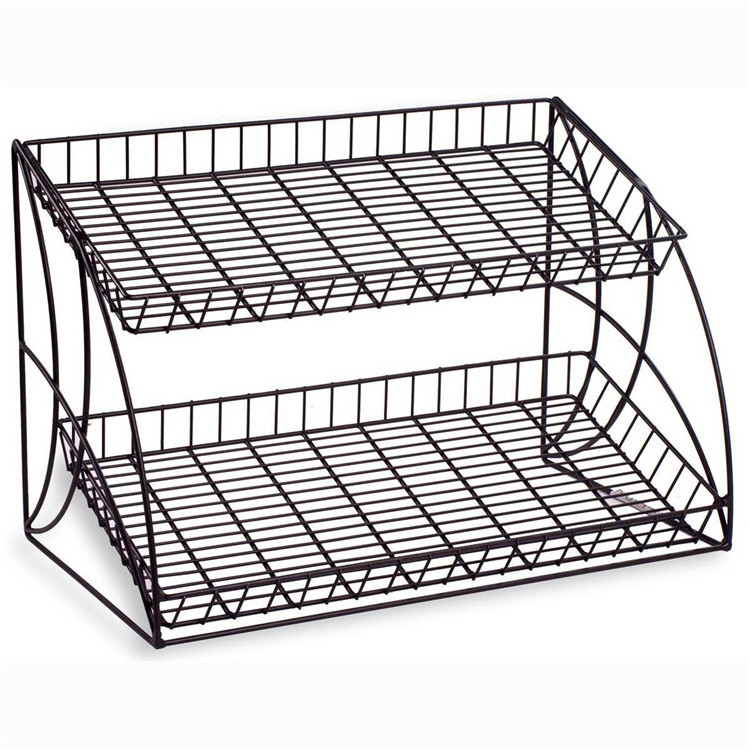 metal potato chip snack display shelf stand rack