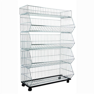 metal potato chip snack display shelf stand rack