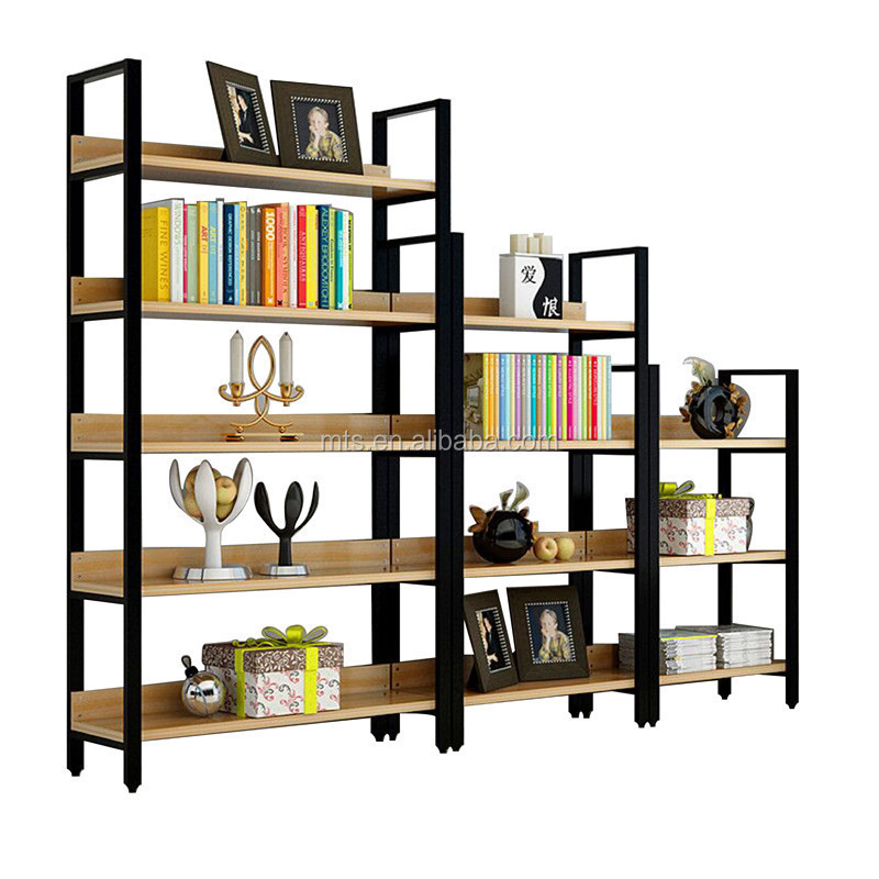 Wood cabinet rack multilayer multi grid book display rack/newspaper/china suppliers/new products