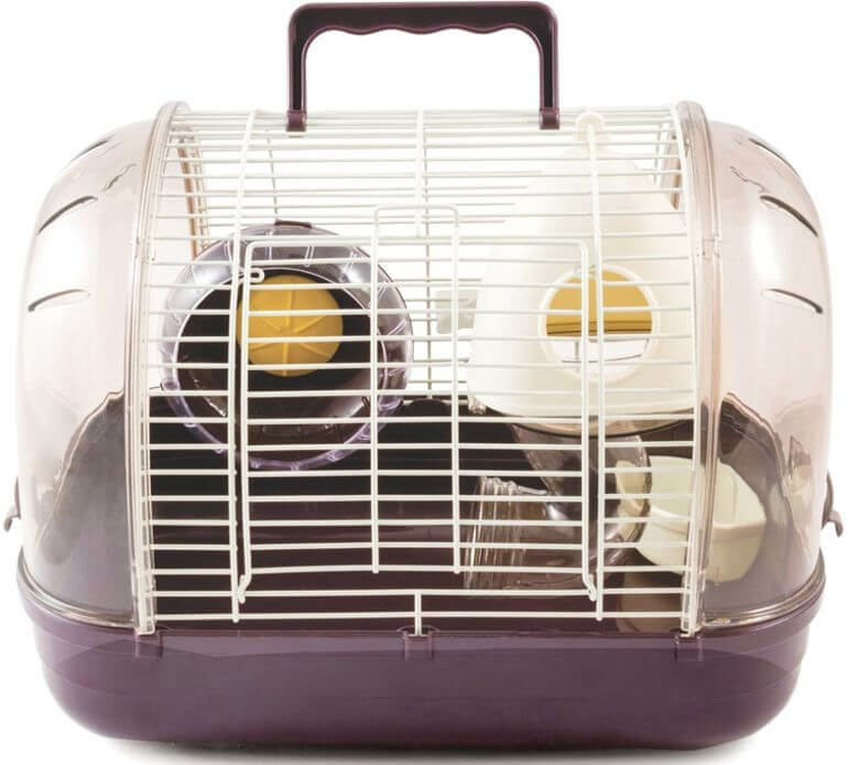 Transparent Hamster Cage Outdoor Travel Carrier Transparent Bird Carrier