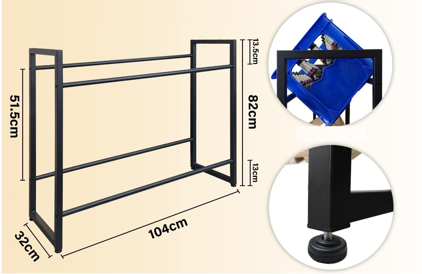 Drinks Crate Shelf Storage Shelf Drinks Shelf 6 Crates