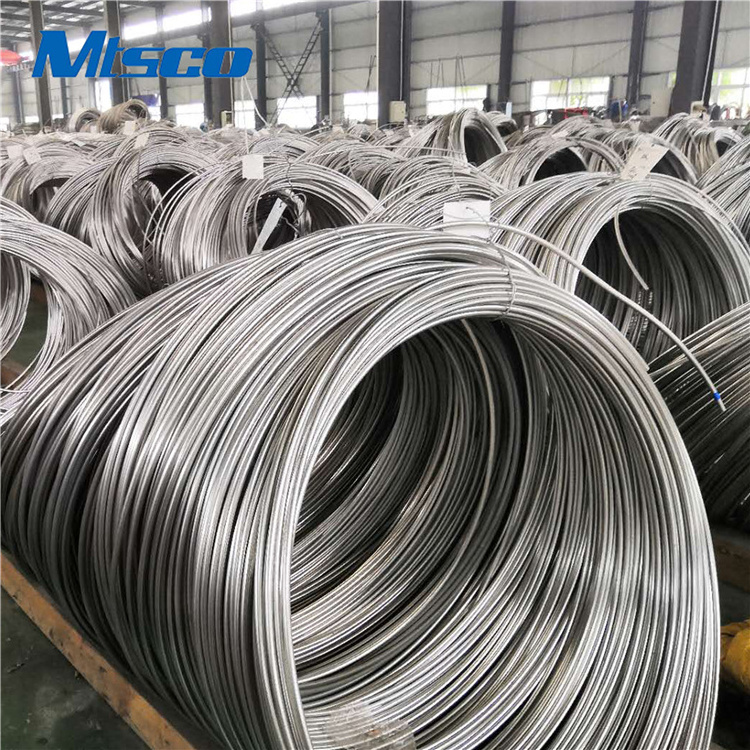 316l Welded Single Multi Core Stainless Steel Coiled Tubing For Instrument Down Well MT23