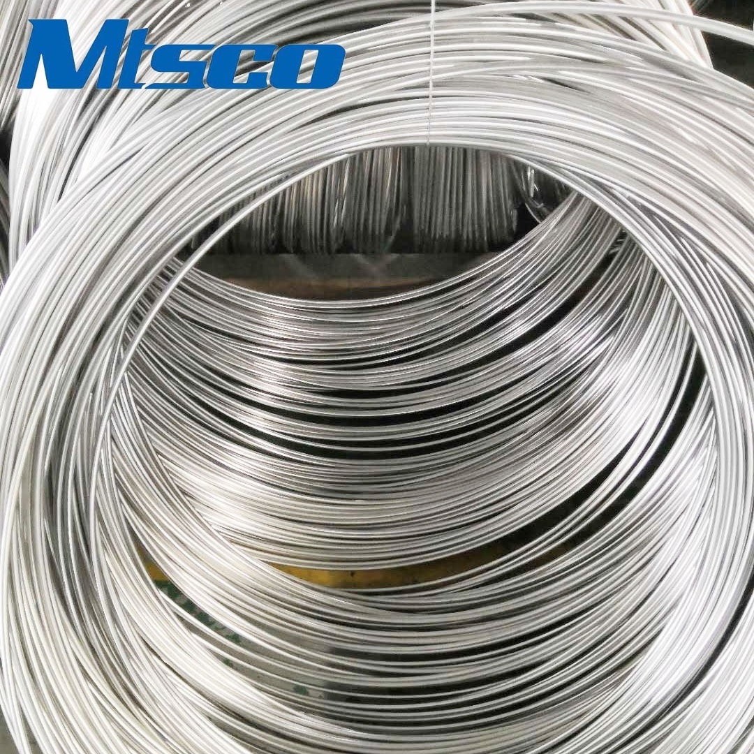 Bright Finish surface chemical injection line Welded control line Stainless Steel Coiled Tubing