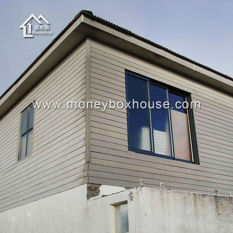 Flat Roof Steel Frame House/Villa with Steel Prefab Home