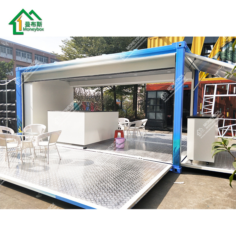 Mobile container restaurant/container bar/prefabricated bar