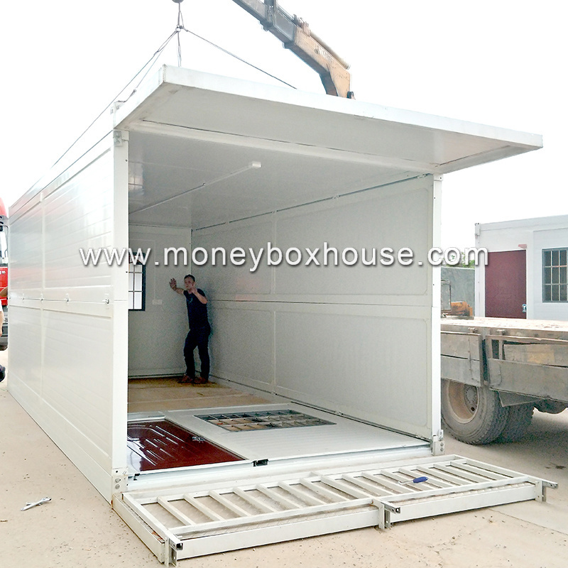 CSC CE certification prefab shipping foldable container house folding container