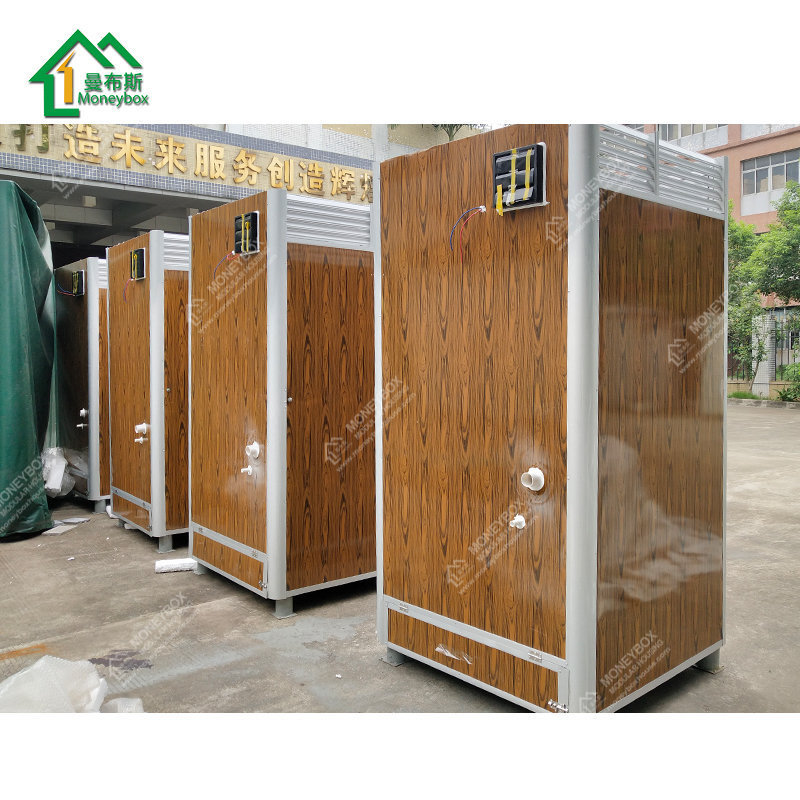 Sandwich panel modular fixed movable outdoor shower portable camping toilet