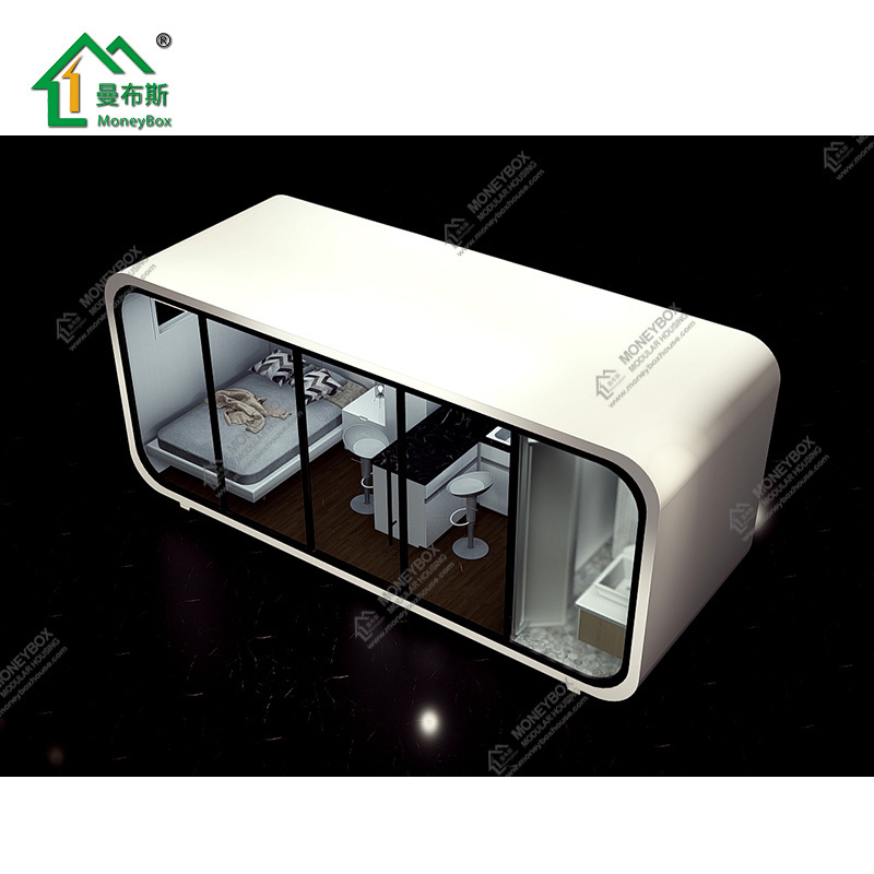 Prefab container portable luxury flat pack modular tiny outdoor apple cabin office pod garden apple office pod