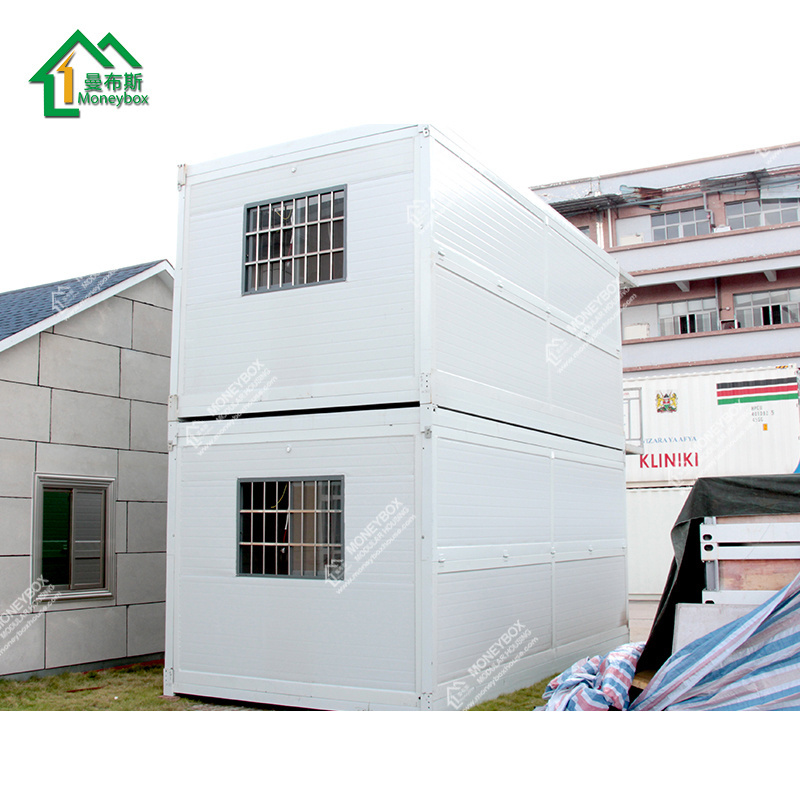 Affordable insulated quick build stacked modular prefabricated folding container office