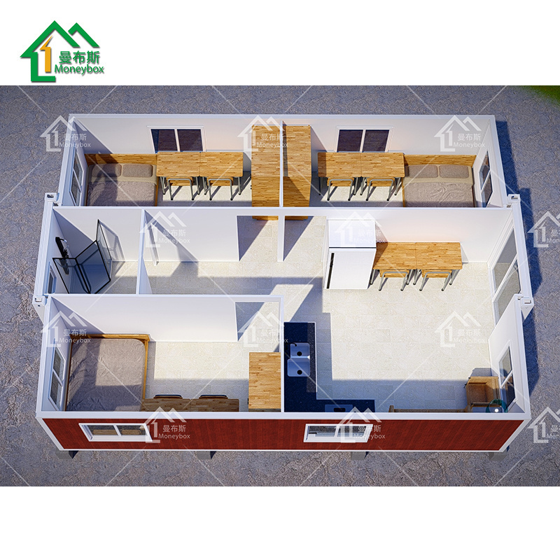 2022 hot sale container house prefabricated 3 bedroom house floor plans