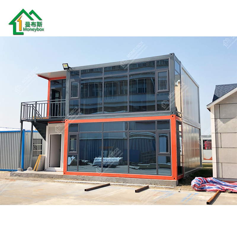 Garden design 20ft modular portable prefabricated home wooden prefab wood house container chalet