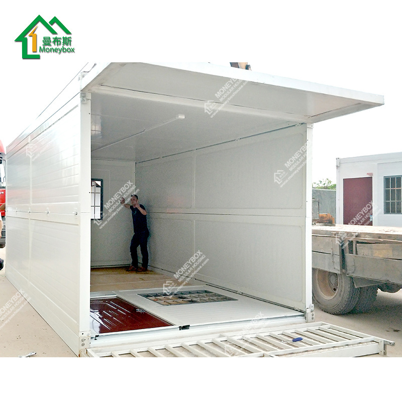 CSC CE certification prefab shipping foldable container house folding container