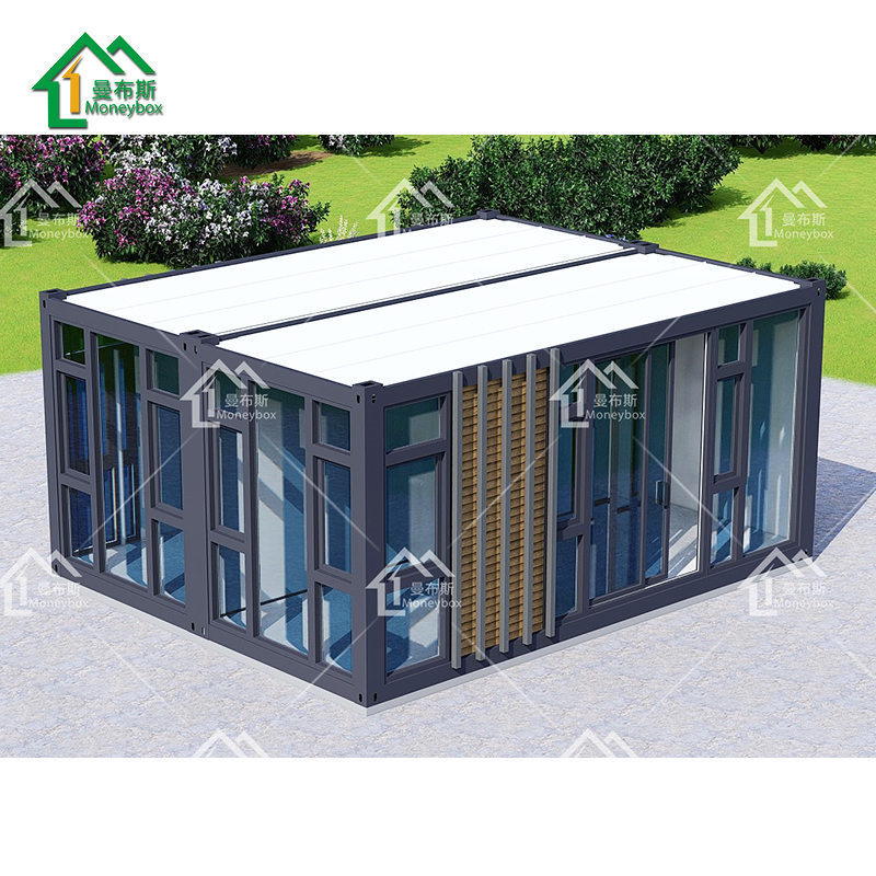 Outdoor portable modular prefab container exhibition meeting room