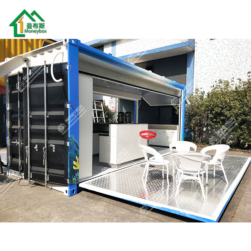 Mobile container restaurant/container bar/prefabricated bar