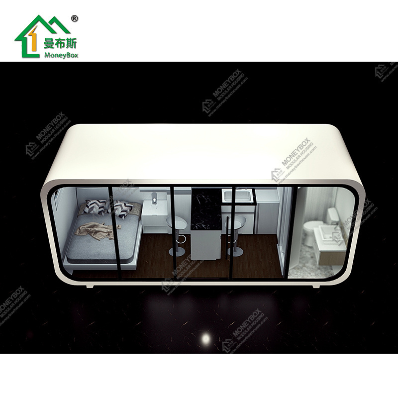 Prefab container portable luxury flat pack modular tiny outdoor apple cabin office pod garden apple office pod