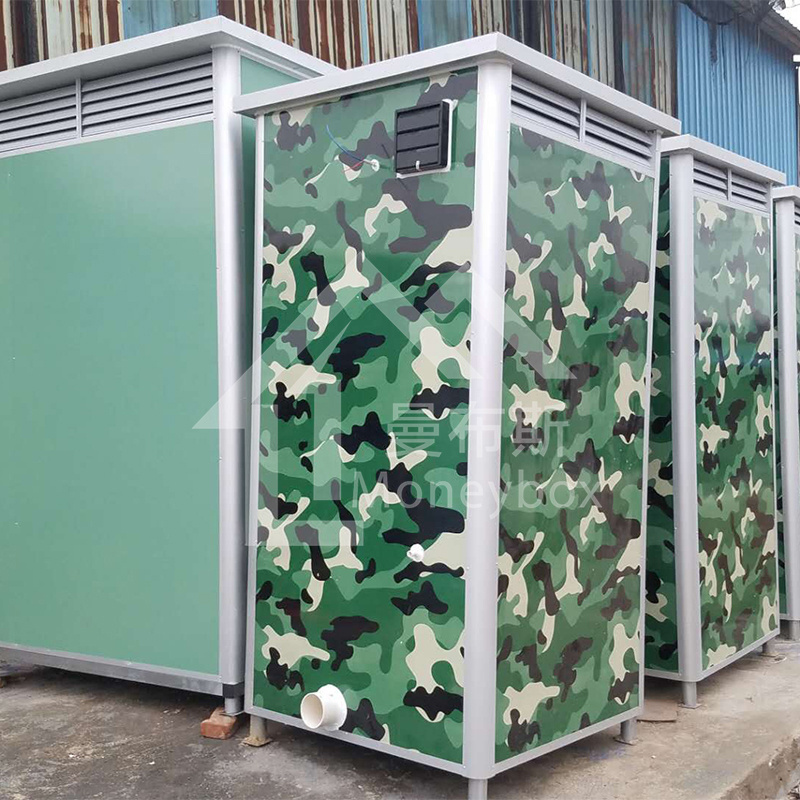 China cheapest toilet building plastic mobile luxury camp used portable toilet for sale