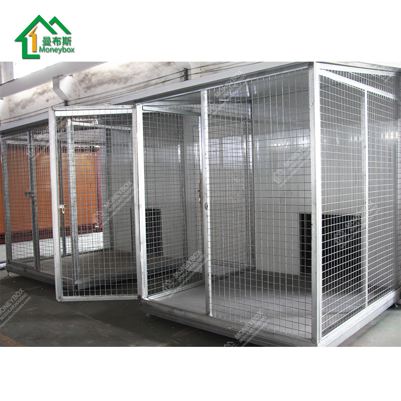 Mobile outdoor large prefab confortable container cats dogs pet carrier house