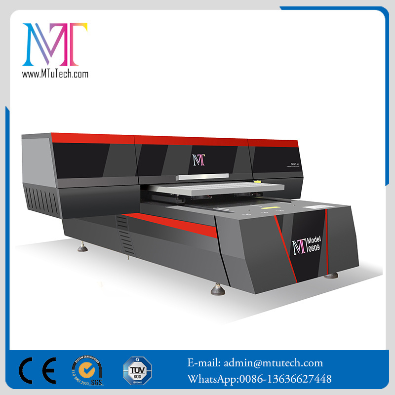 Large Format UV Flatbed Printer MT-UV6090pro 3D Effect digital glass metal printer