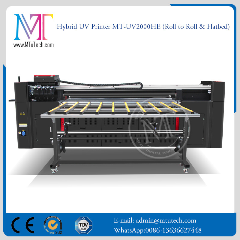 Lifelong Technology Support 2000mm Hybrid UV Printer Machine Canvas Printing Machine