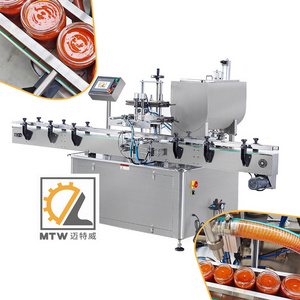 MTW two heads automatic piston tomato paste mustard sauce filling machine