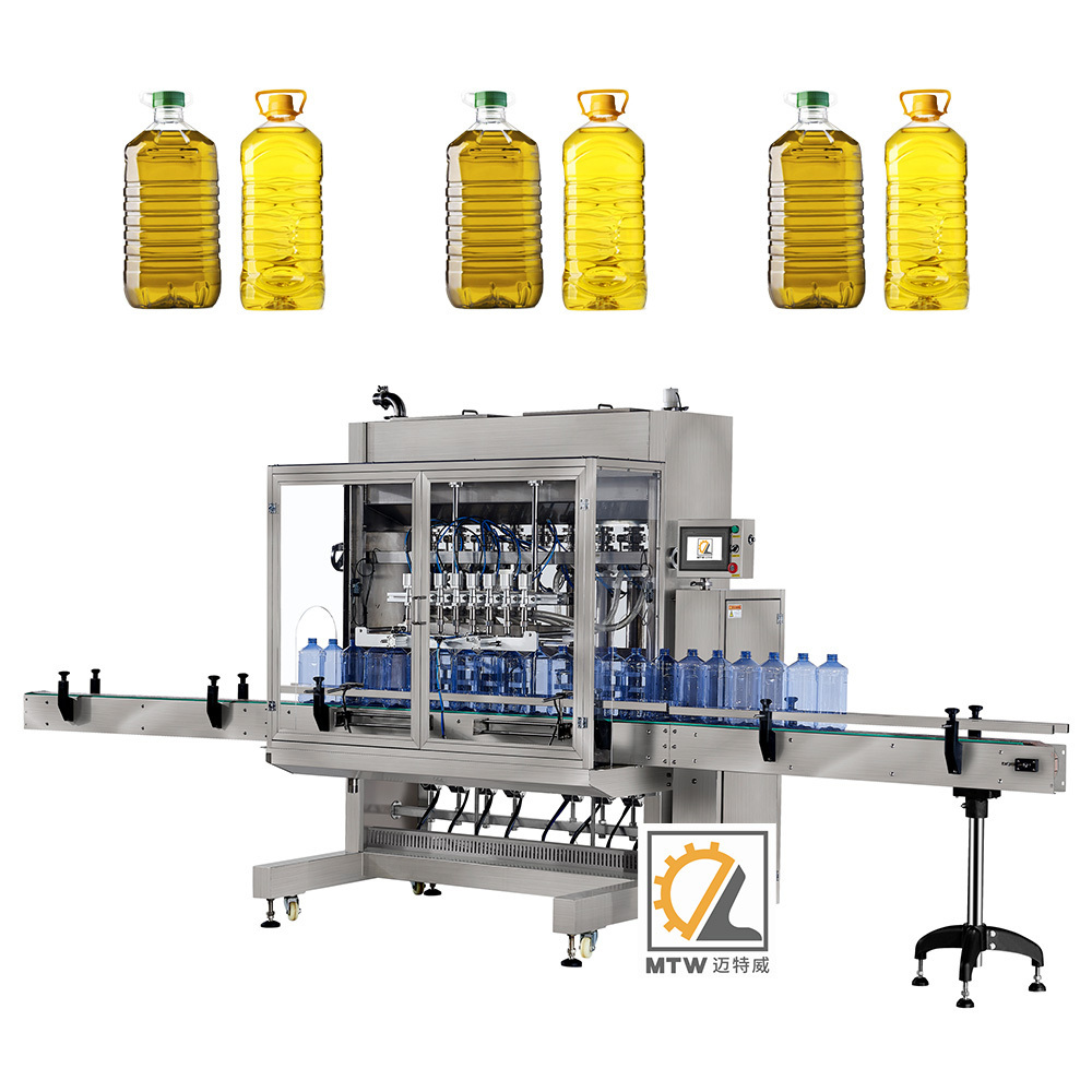 MTW automatic cooking oil filling and capping machine liquid oil filling machine palm oil filling sealing machine