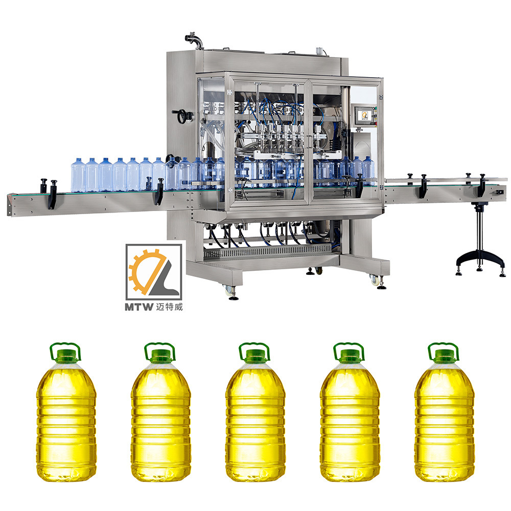 MTW automatic cooking oil filling and capping machine liquid oil filling machine palm oil filling sealing machine