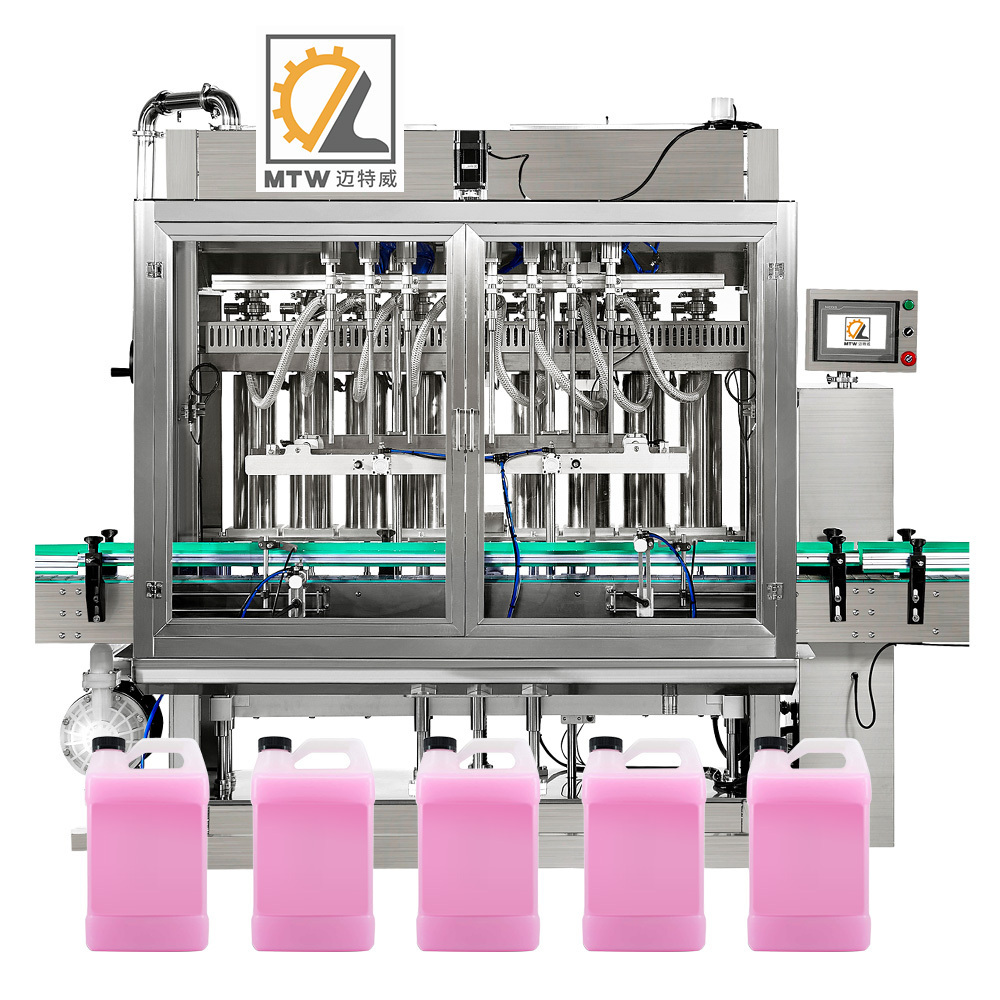 MTW full automatic Windshield Washer Fluid Production line detergent Foaming liquid filling machine