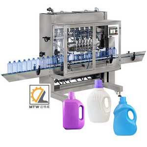 MTW automated lotion shower gel shampoo liquid detergent filling machine