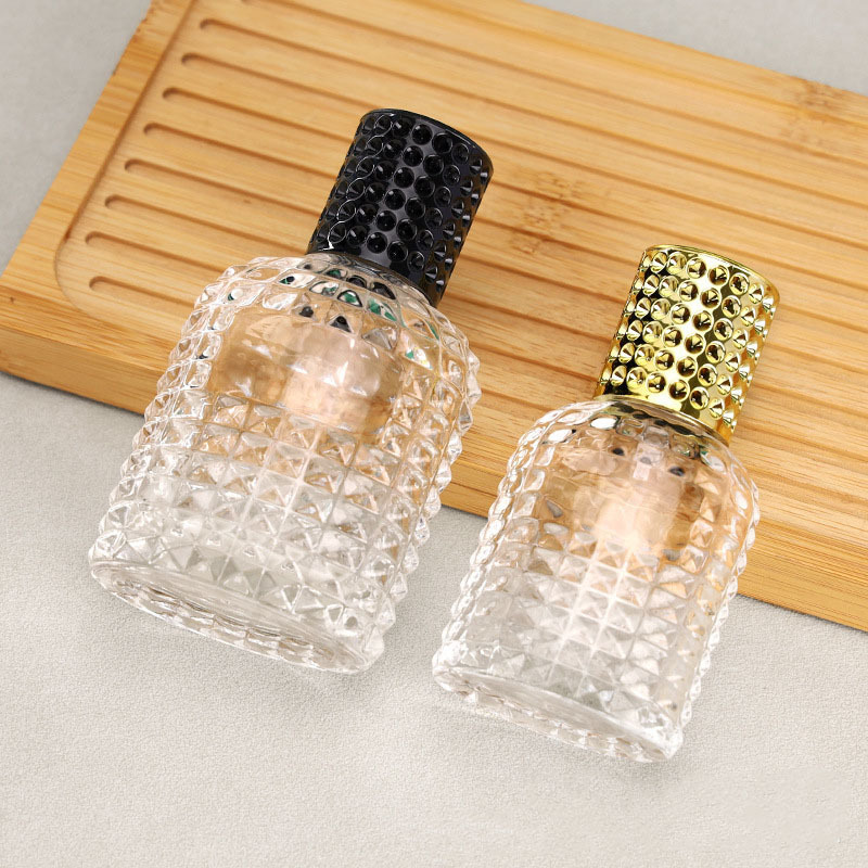 MUB Wholesale 30ml Pineapple Shape Clamp Neck Travel Size  Glass Bottle For Perfume Refill