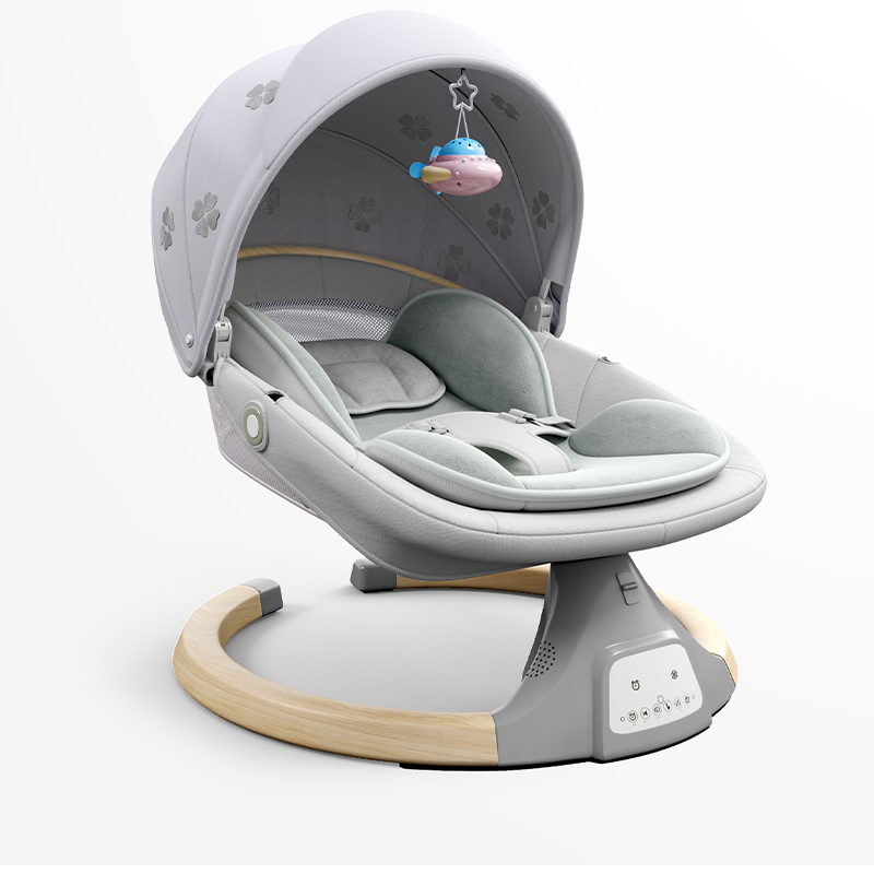 Electric Baby sleep Swing Dinning Plate Automatic infant rocking chair Baby Swing with Toy