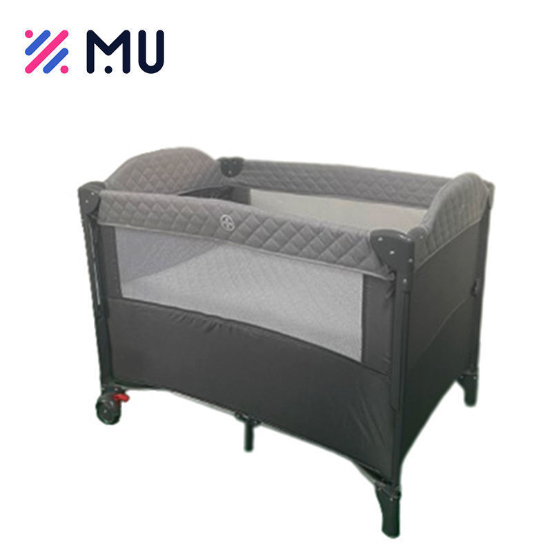 Wholesale Trend Nursery Center Kid Bedside Travel Cot Crib Baby Bed Portable Playpen Kids Playard