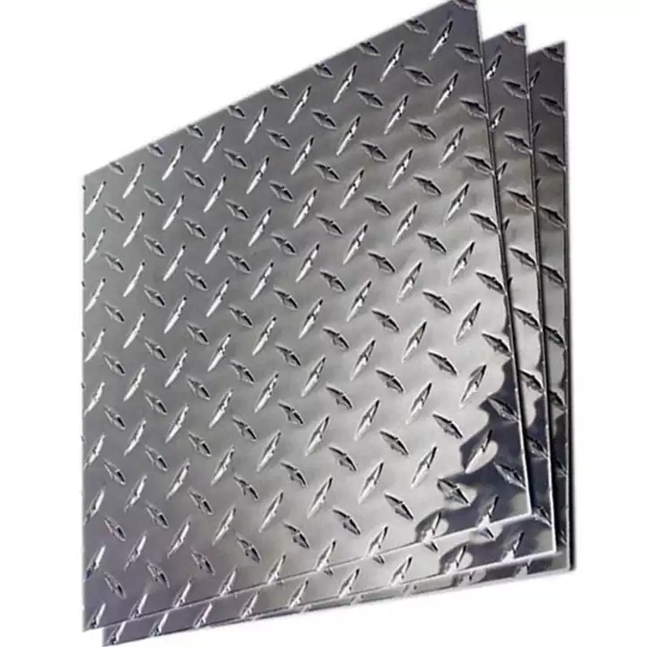 Structural Steel Chequered Steel Sheet 1.8-8.0mm Checkered Iron Sheet Chequered Sheet Tear Drop Pattern Checkered Plate