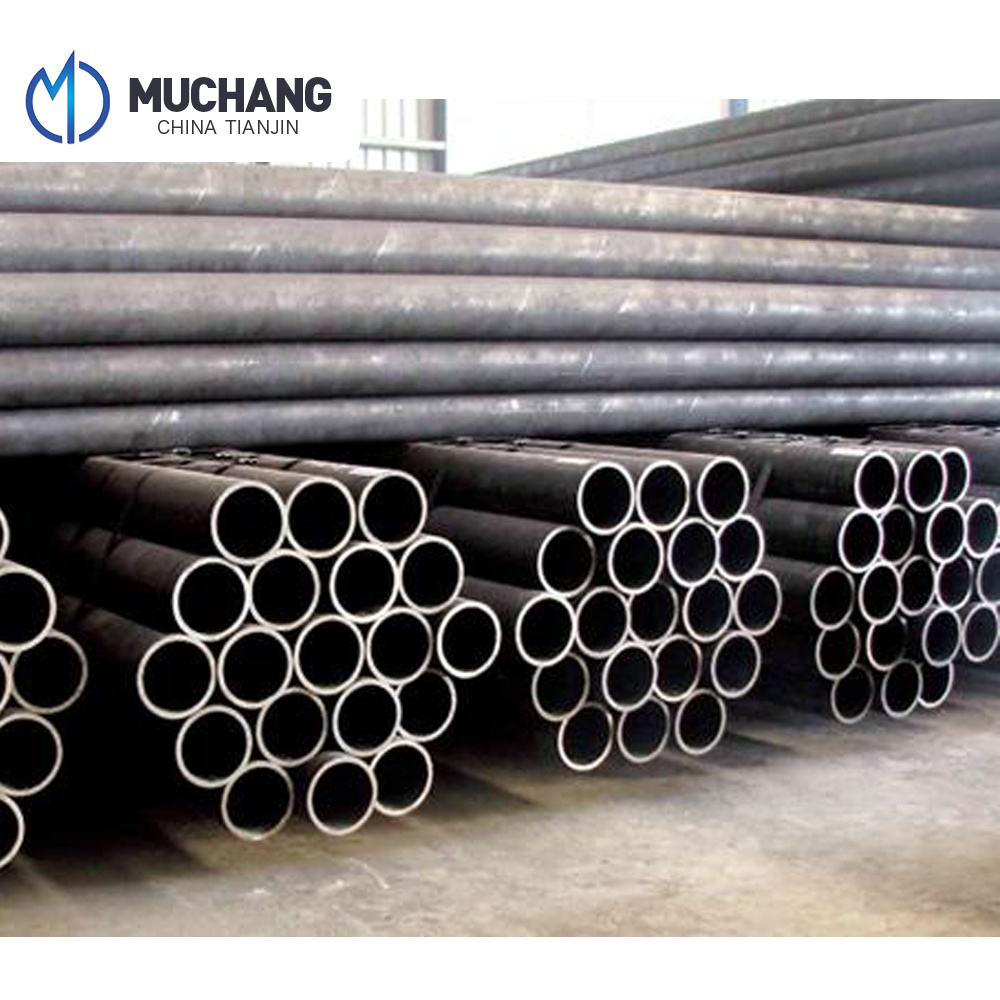 Honed Api 5L Astm A106 Mild Black Iron Carbon Steel A 106 Gr B Seamless Pipe/Tube Aisi 4130 Round Ms Seamless Steel Pipe