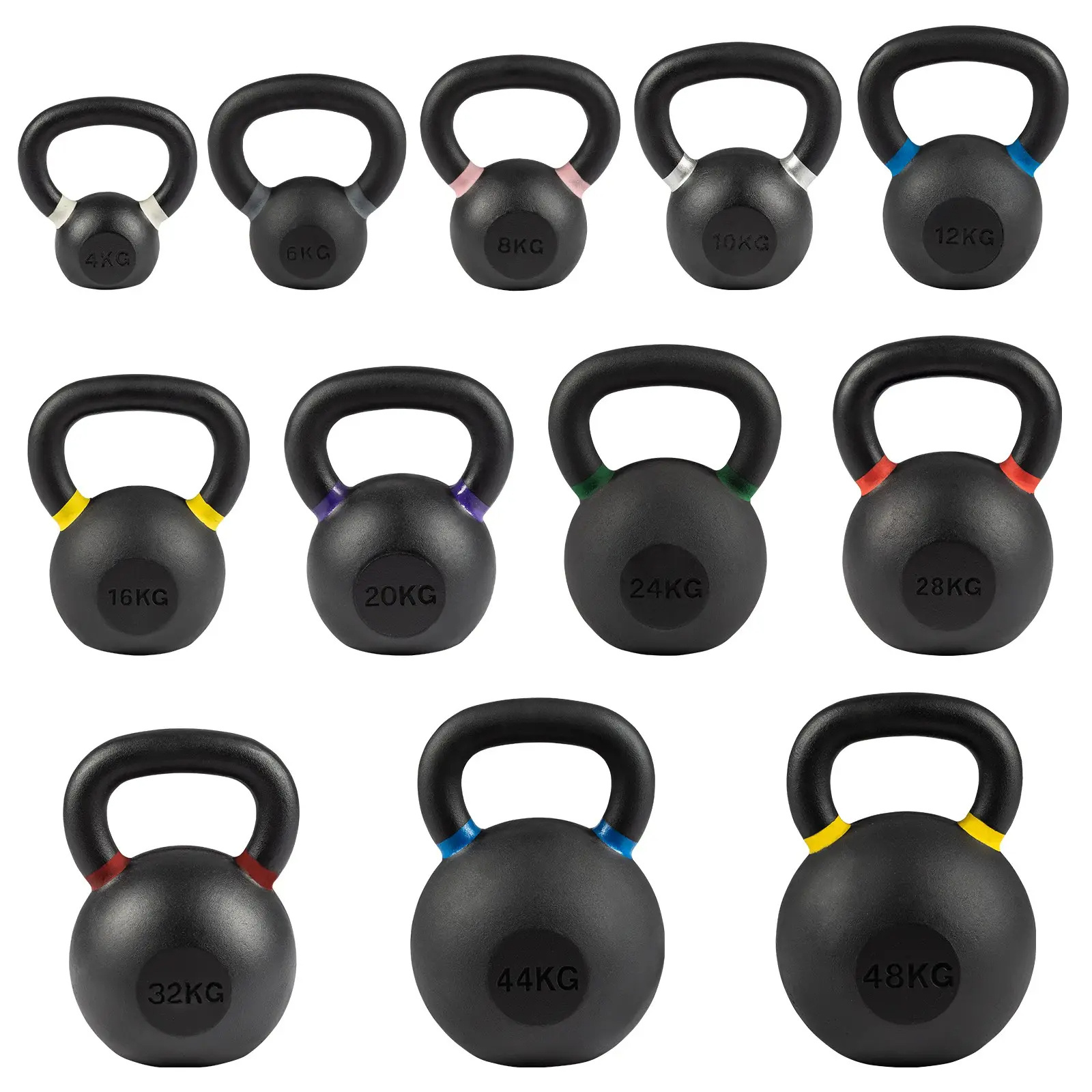 Free weight kettlebells Wholesale High Quality Kettlebells Gym Cast Iron Kettlebell Set