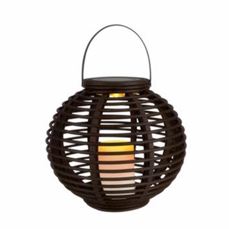 Solar Flashing Flame Light Outdoor Landscape Decorative Light Solar Lantern Hanging Light Dancing Flame