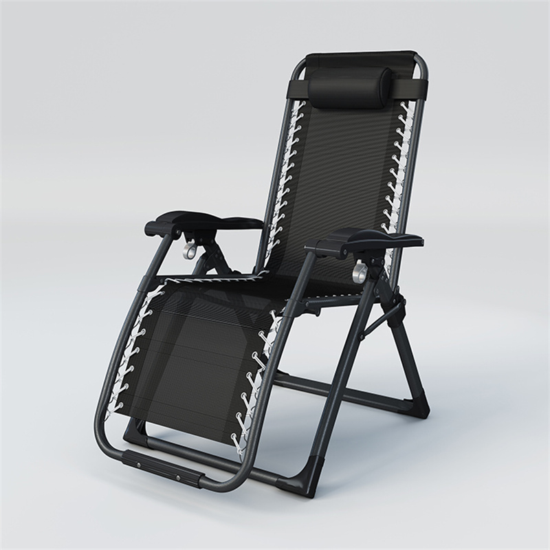 Custom Logo Folding Winter Recliner with Warm Pad Camping Chair