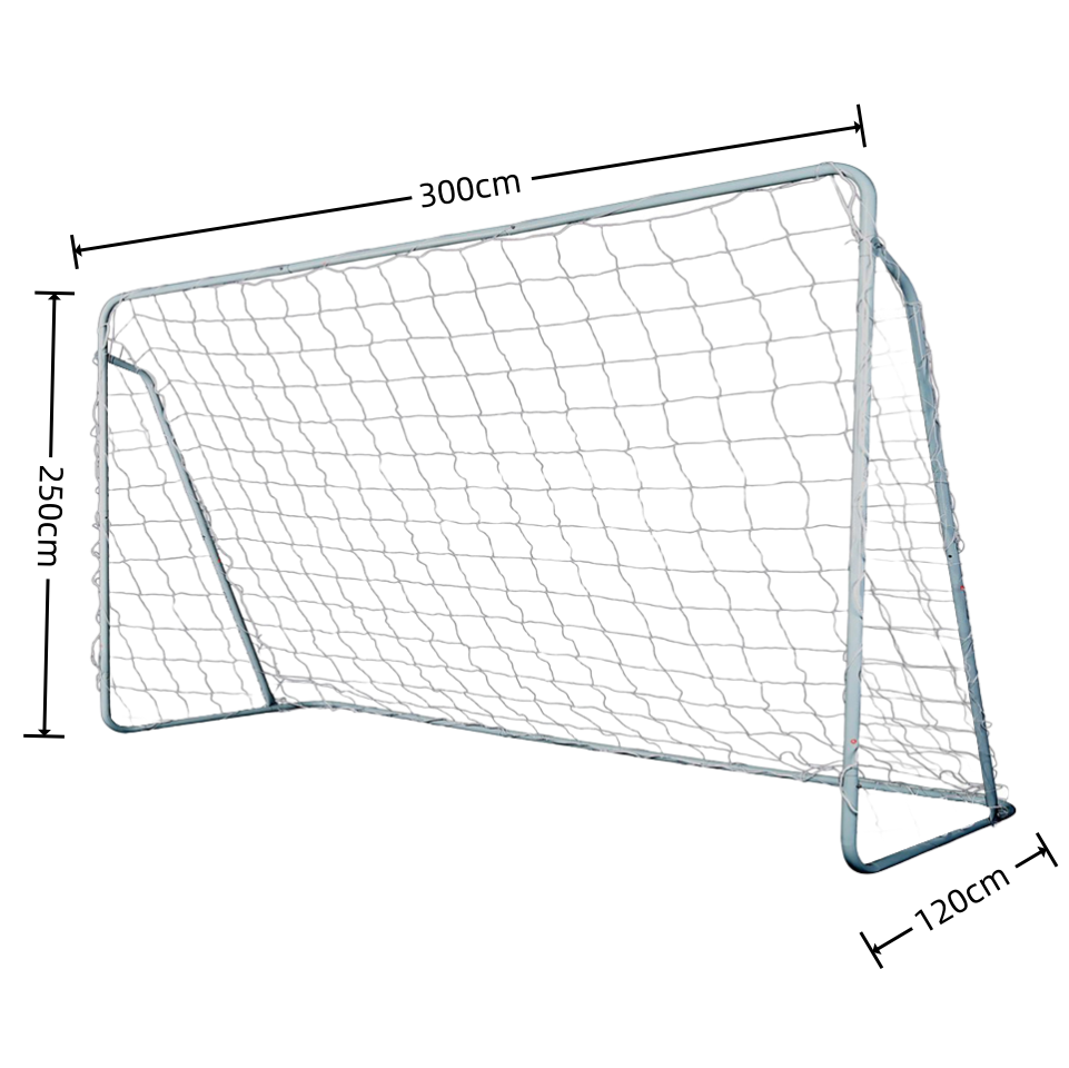 Customizable large metal football goals Steel tube football goal with net portable outdoor football training