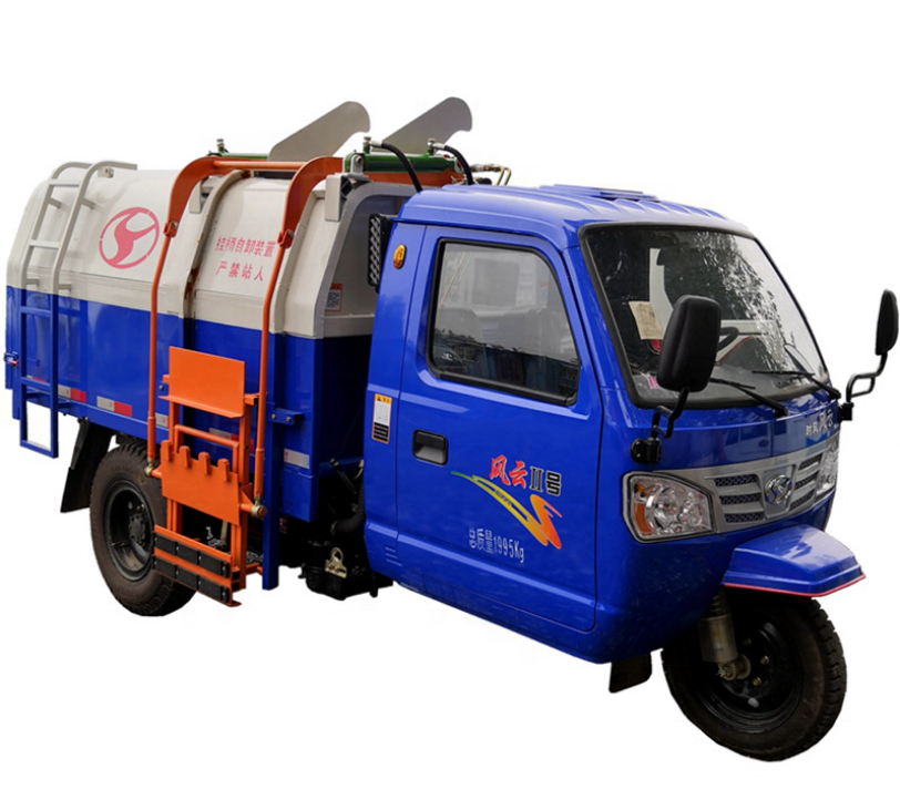 New Condition Diesel Garbage Truck Sanitation Compression Vehicle Diesel 145 Garbage Compactor Truck