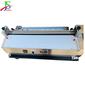 Hot Melt Paper Glue Dispensing Machine With Double Side Glue Spreader Machine