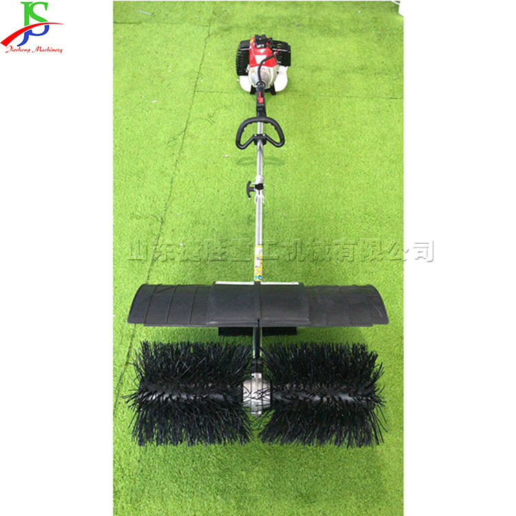 China hot sale electric lawn power artificial grass outdoor road street turf sweeper cleaning equipment