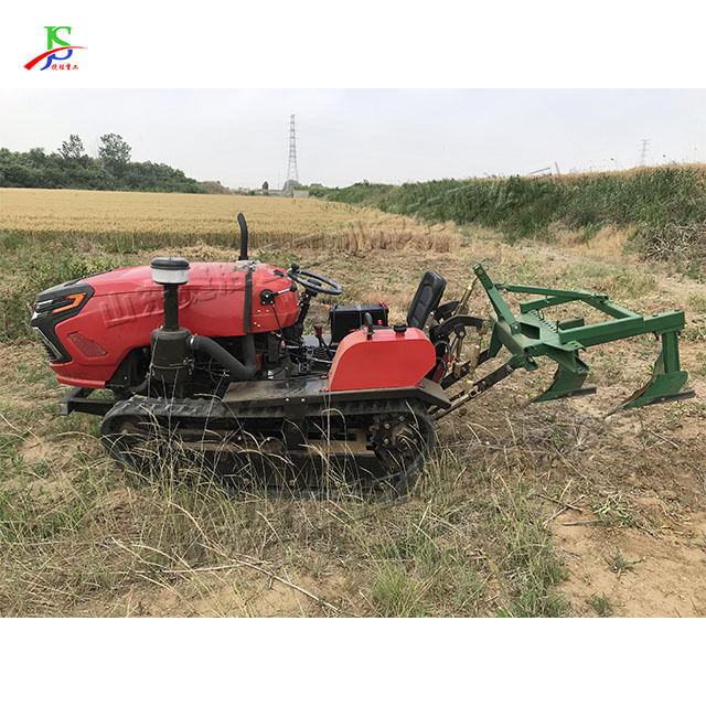 50HP crawler farm rototiller High horsepower tractor Agricultural fertilizing shed trencher Small bulldozer