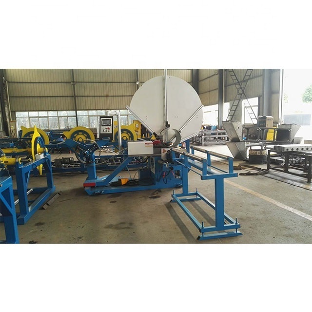 Spiral air duct production machinery equipment metal belt material coil cylinder machine