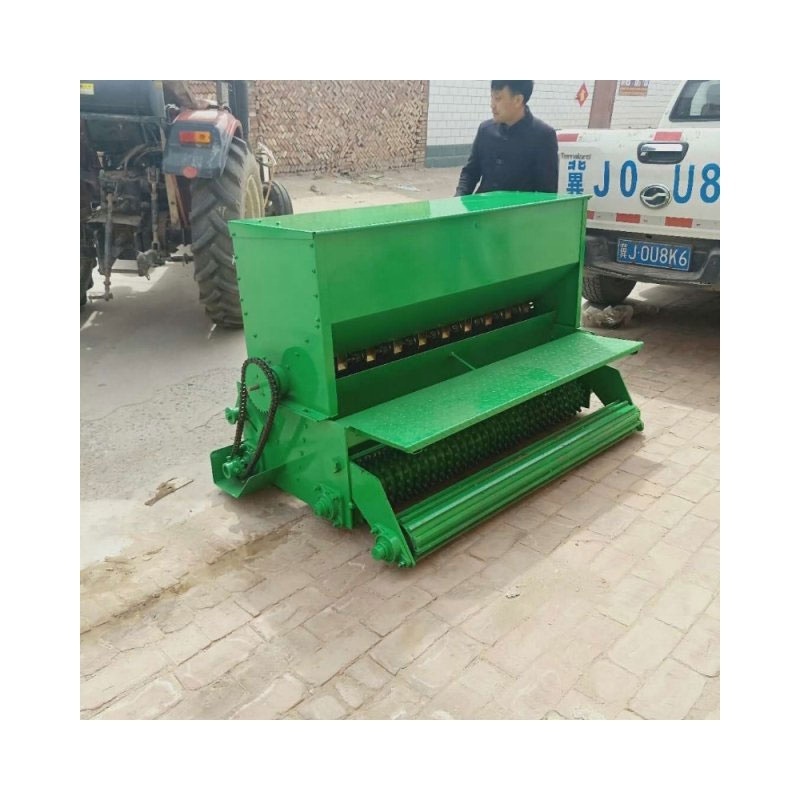 lawn planter machine for plant small grass seeds alfalfa seeder rear mounted three axis lawn seeding equipment