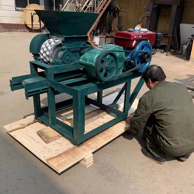 Approved Roller Ball Press Pillow Shape Charcoal Briquette Machine Coal Charcoal Oval Shape Briquette Making Machine