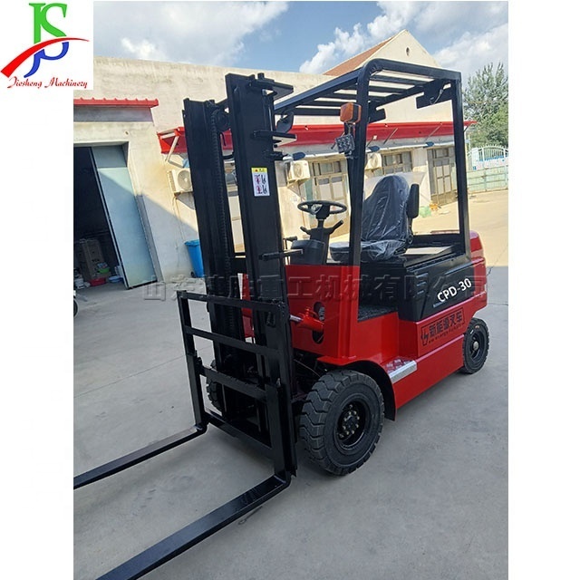 Portable material carrier  Four-fulcrum counterbalance electric forklift 2T 3 m forklift truck