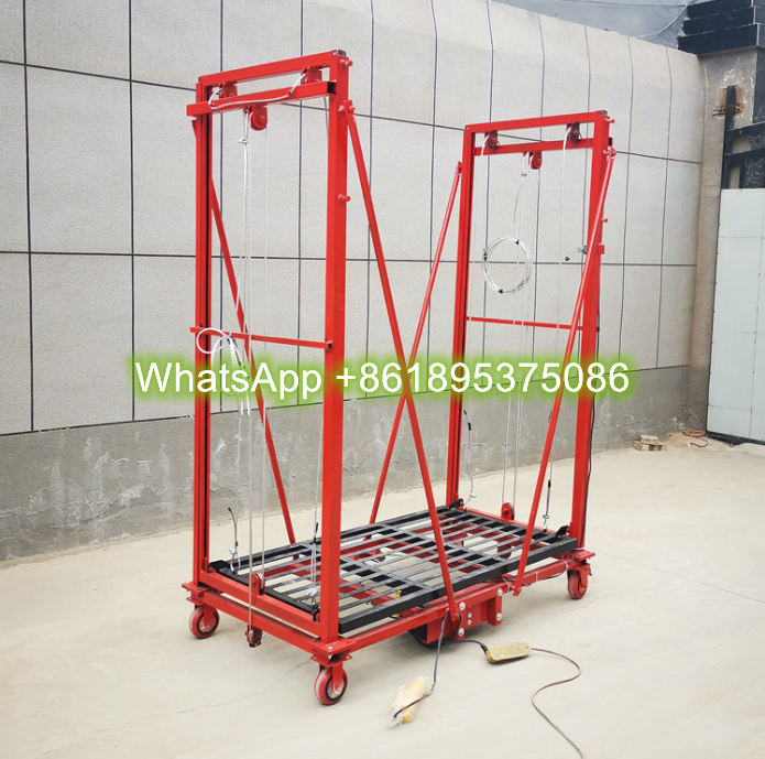 2, 3, 4, 5, 6 Meter Scissor Lift Scaffolding 500kg Hydraulic Electric Lift Mobile Scissor Shear Price